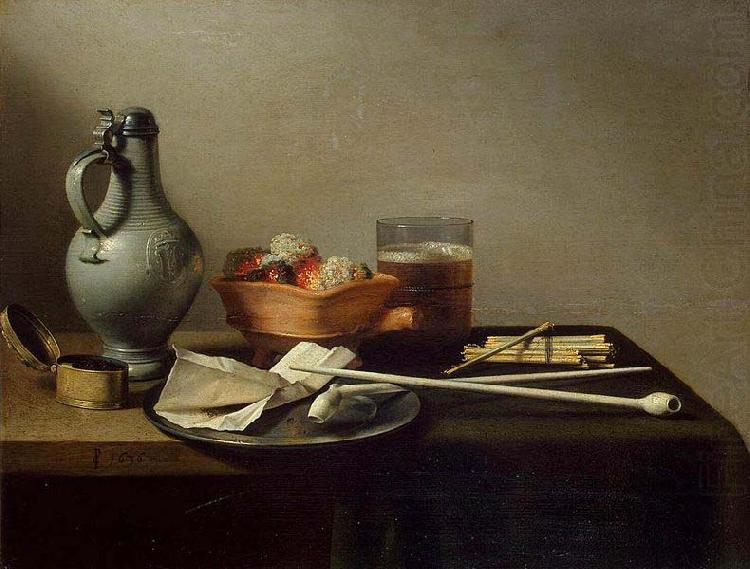 Tobacco Pipes and a Brazier, Pieter Claesz